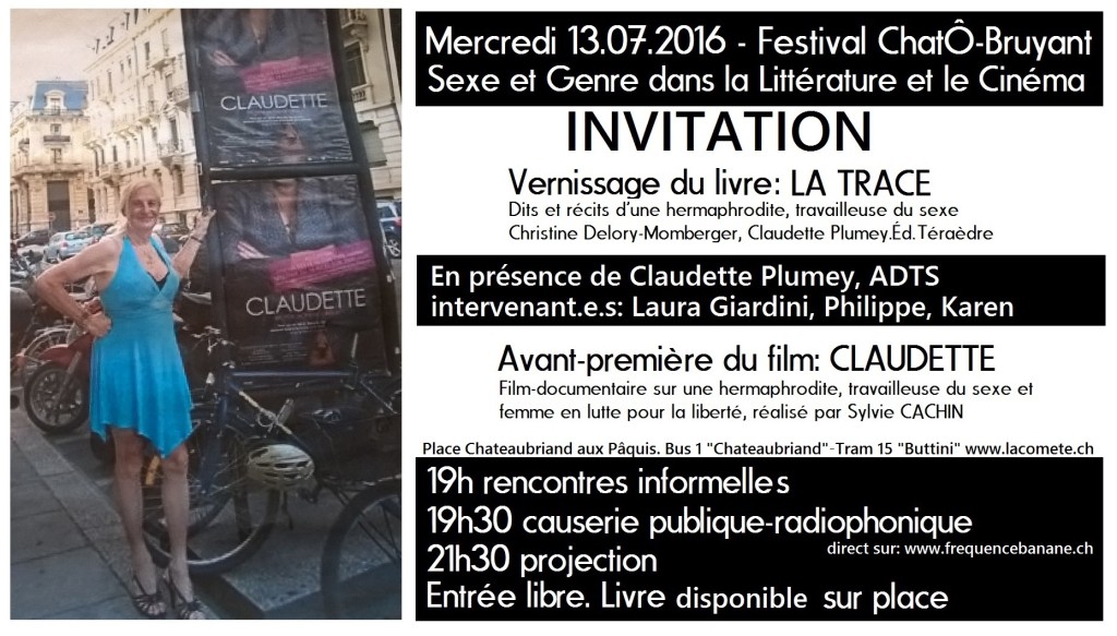 Vernissage La Trace, de Claudette Plumey