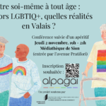 Conférence du Projet seniors LGBT en Valais